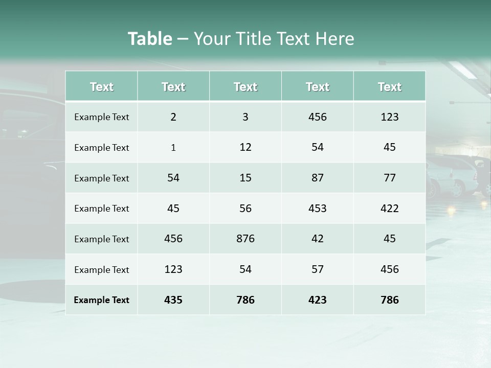 Car Full Covered PowerPoint Template