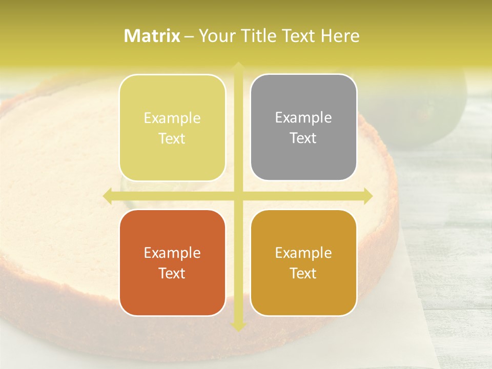 Tart Brown Pie PowerPoint Template