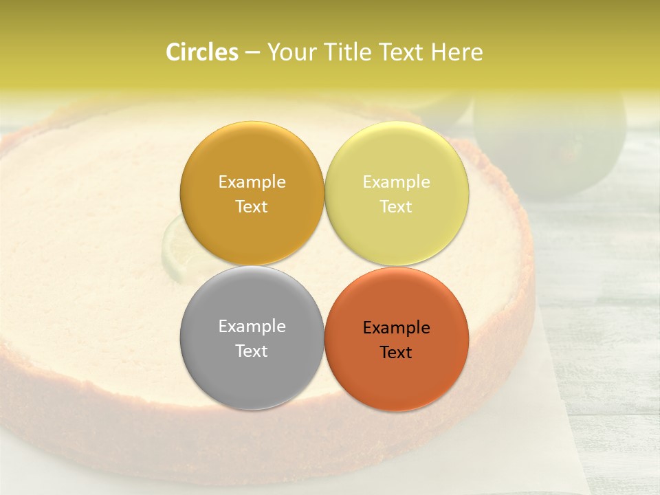 Tart Brown Pie PowerPoint Template