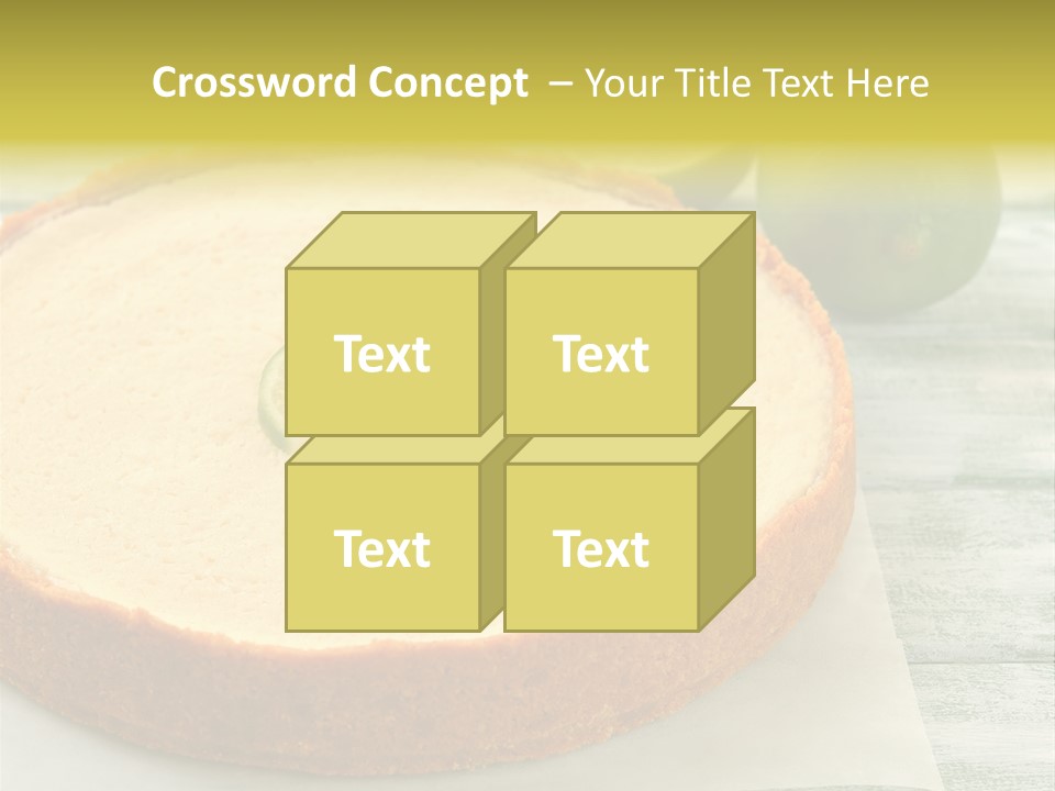 Tart Brown Pie PowerPoint Template