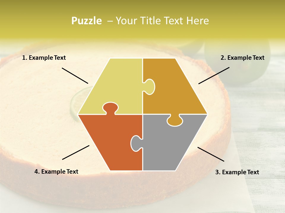 Tart Brown Pie PowerPoint Template