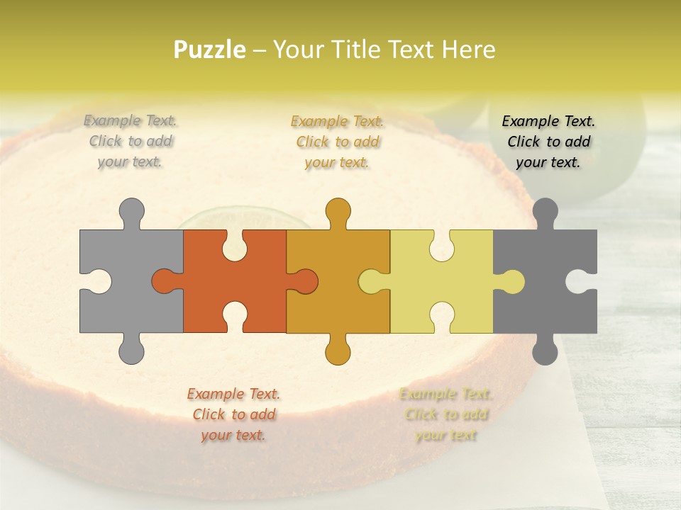 Tart Brown Pie PowerPoint Template