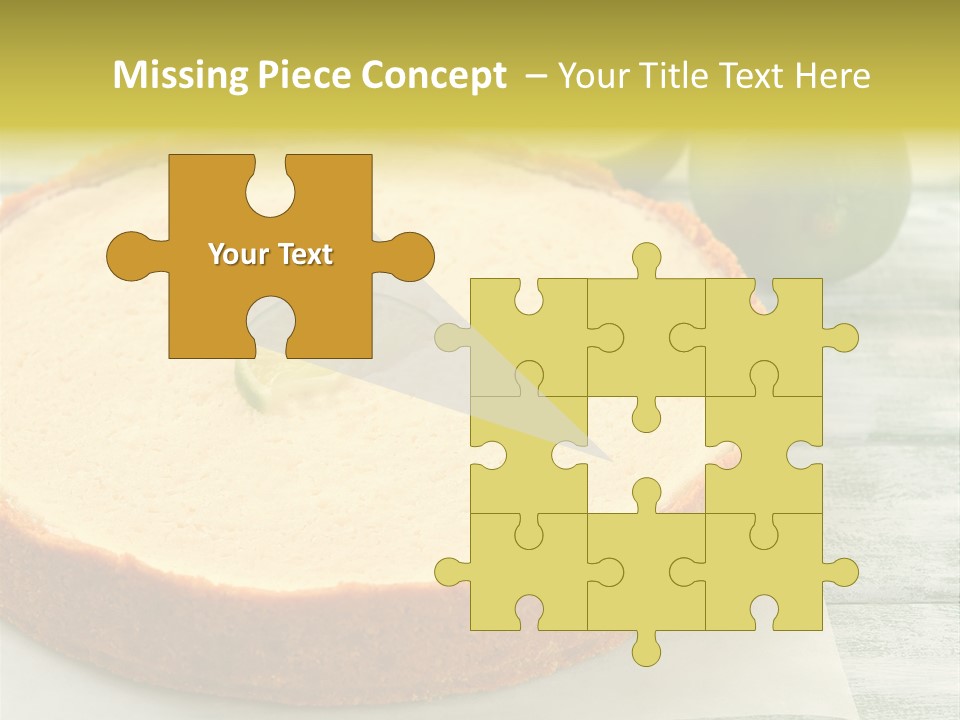 Tart Brown Pie PowerPoint Template