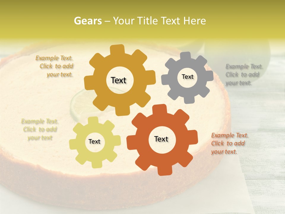 Tart Brown Pie PowerPoint Template