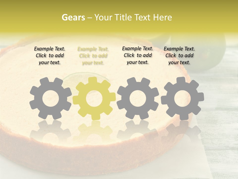 Tart Brown Pie PowerPoint Template