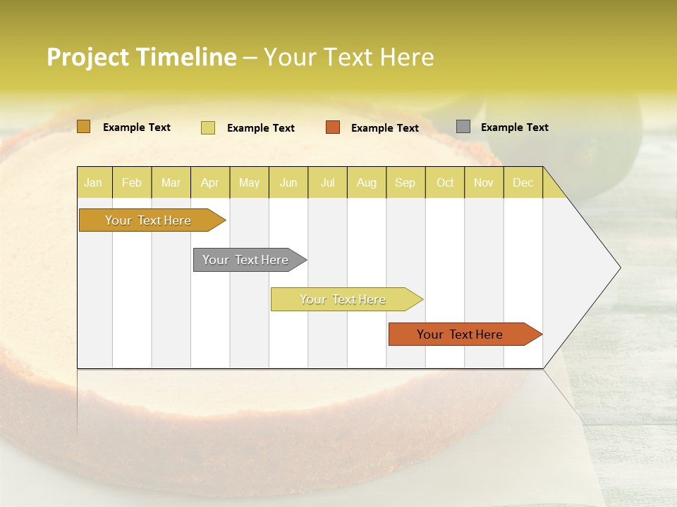 Tart Brown Pie PowerPoint Template