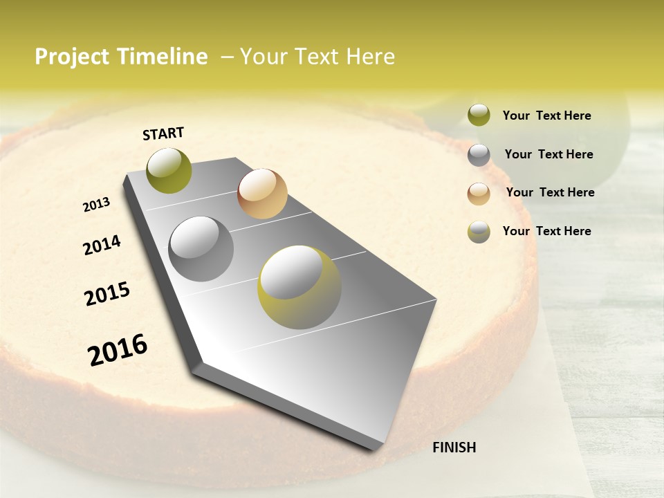 Tart Brown Pie PowerPoint Template