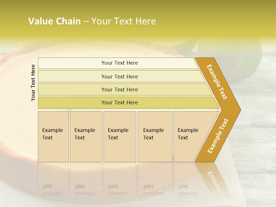 Tart Brown Pie PowerPoint Template