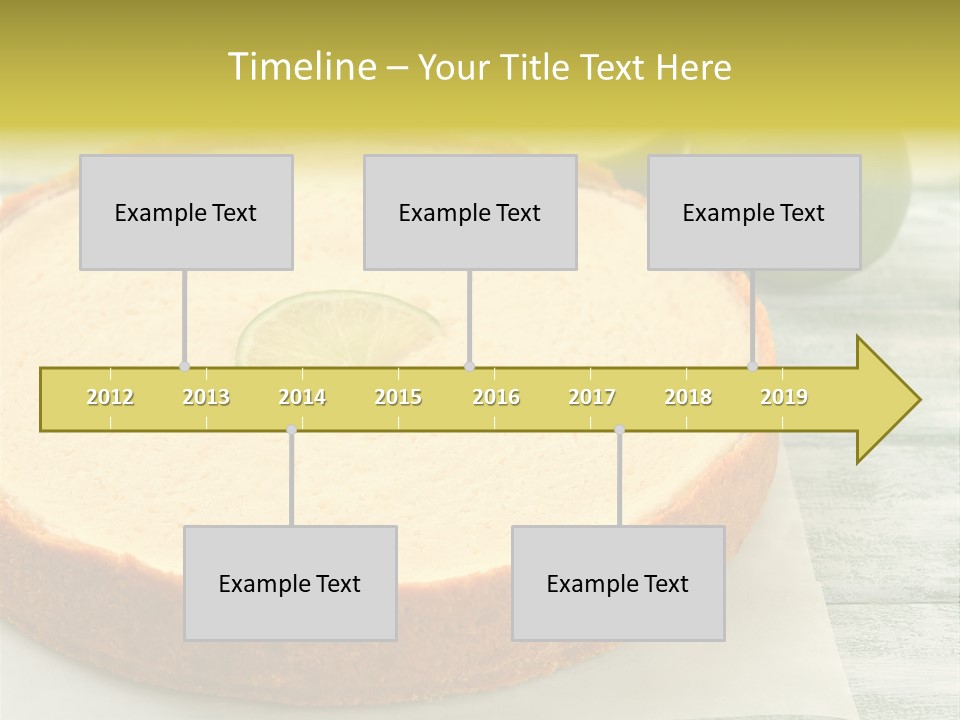 Tart Brown Pie PowerPoint Template