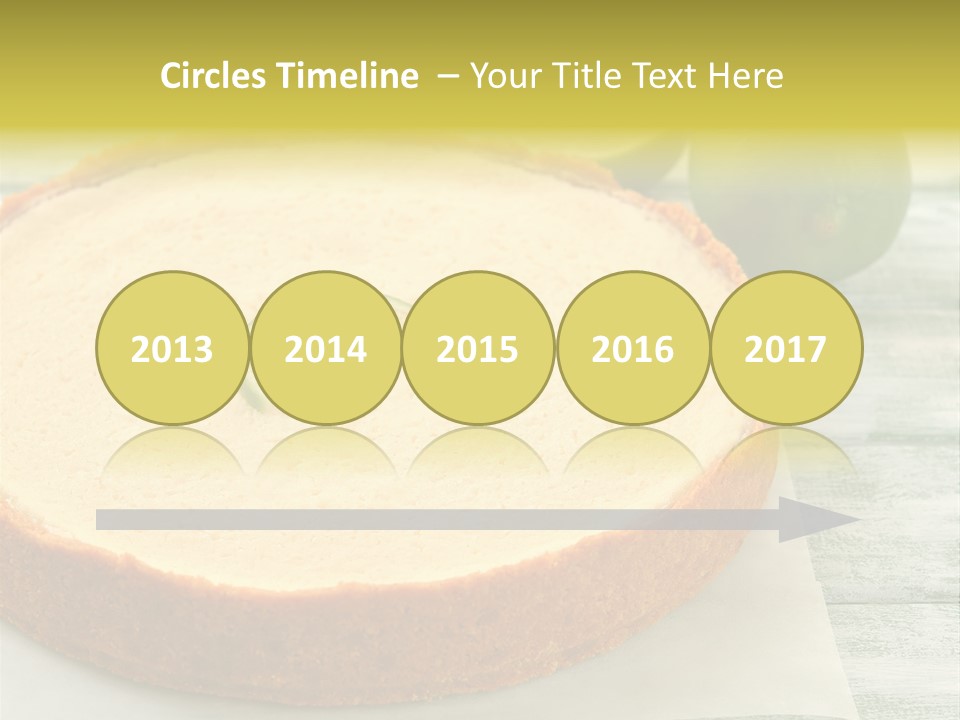 Tart Brown Pie PowerPoint Template