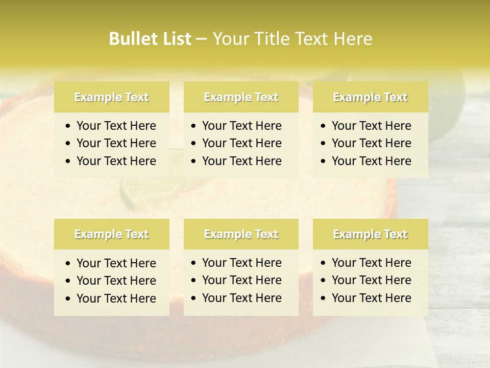 Tart Brown Pie PowerPoint Template