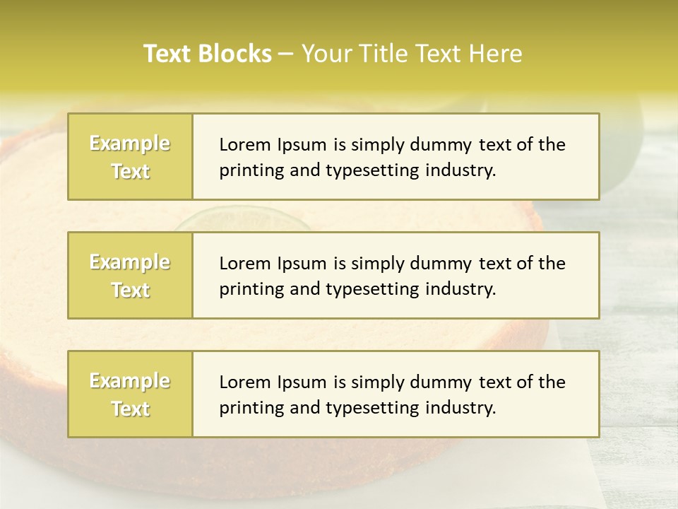 Tart Brown Pie PowerPoint Template