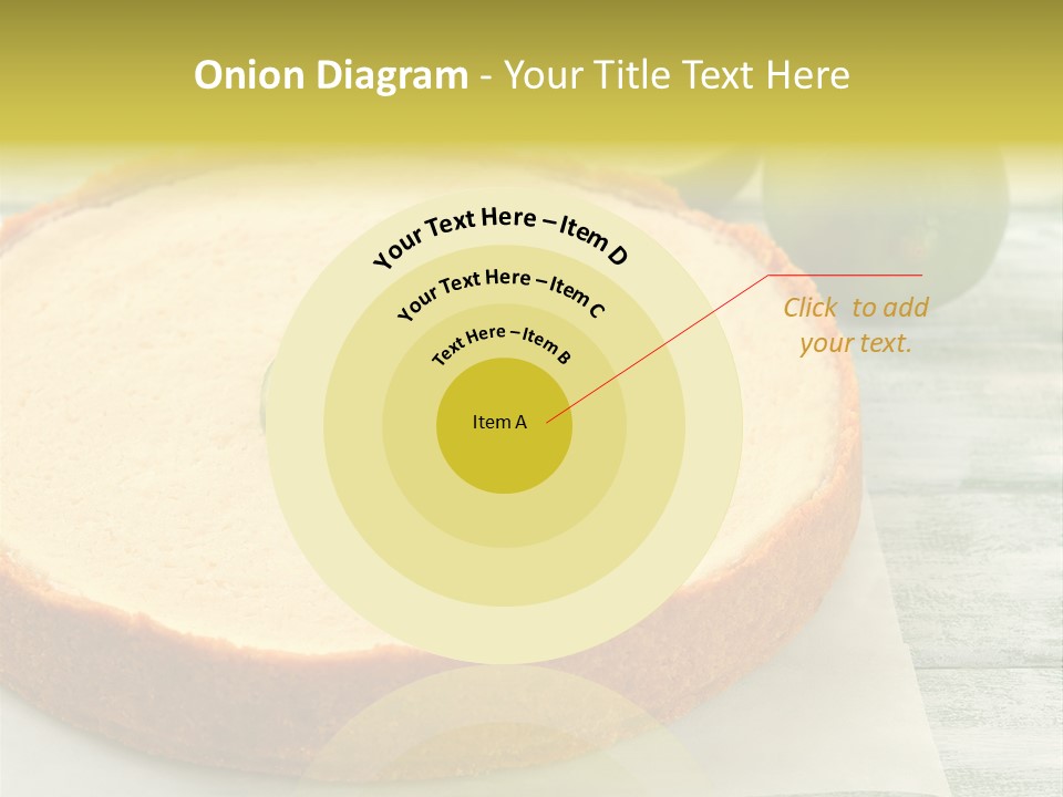 Tart Brown Pie PowerPoint Template