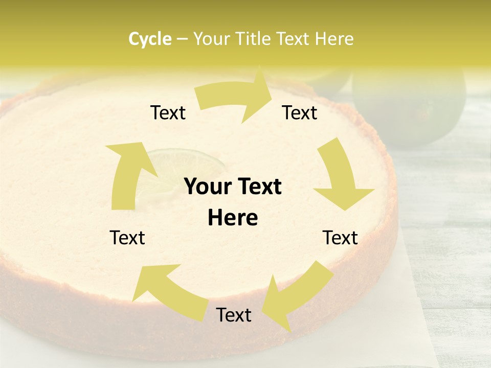 Tart Brown Pie PowerPoint Template