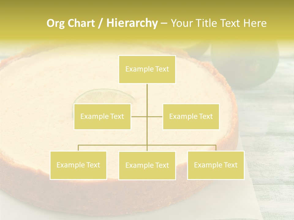 Tart Brown Pie PowerPoint Template