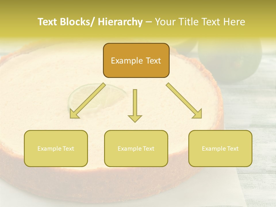 Tart Brown Pie PowerPoint Template