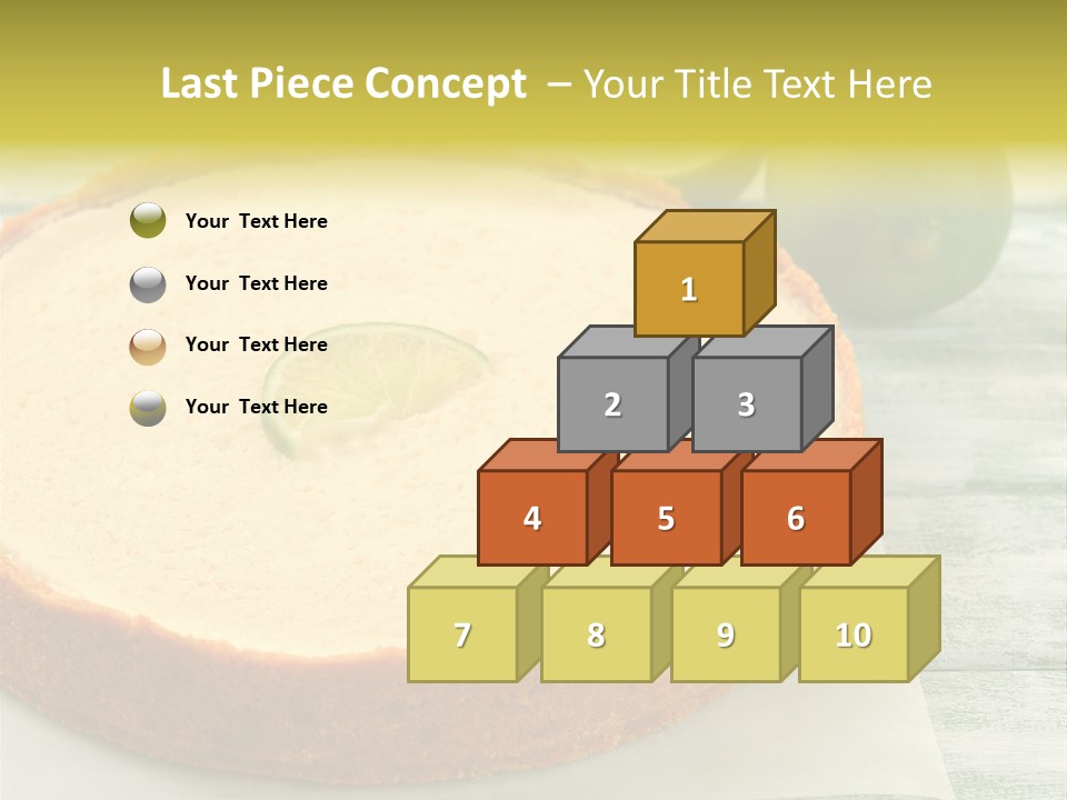 Tart Brown Pie PowerPoint Template