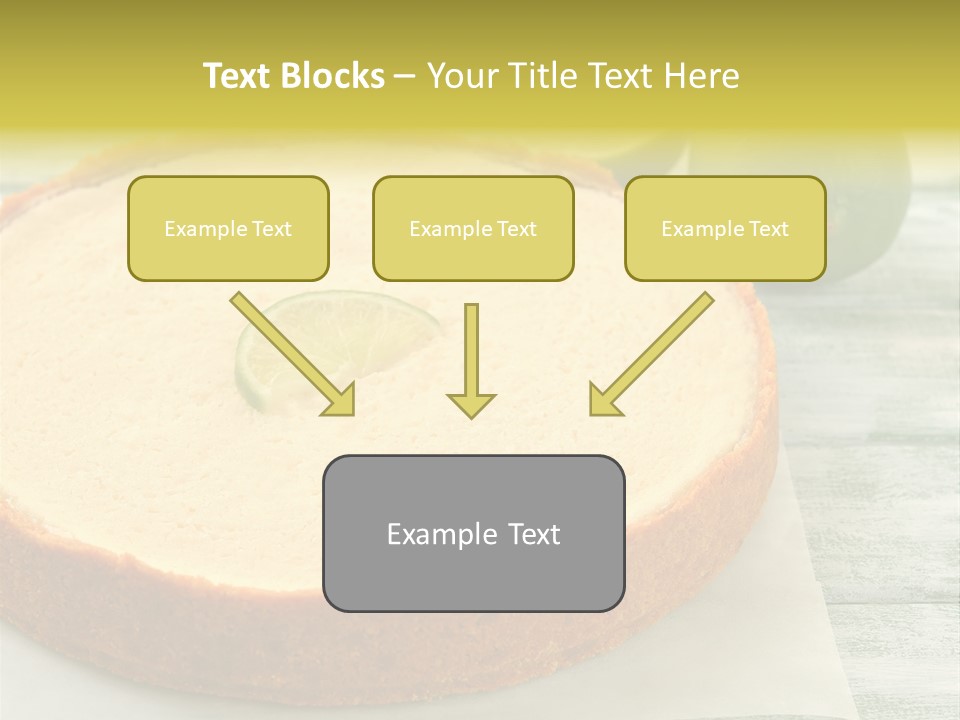 Tart Brown Pie PowerPoint Template