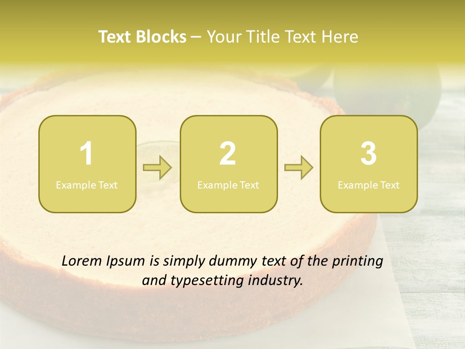 Tart Brown Pie PowerPoint Template