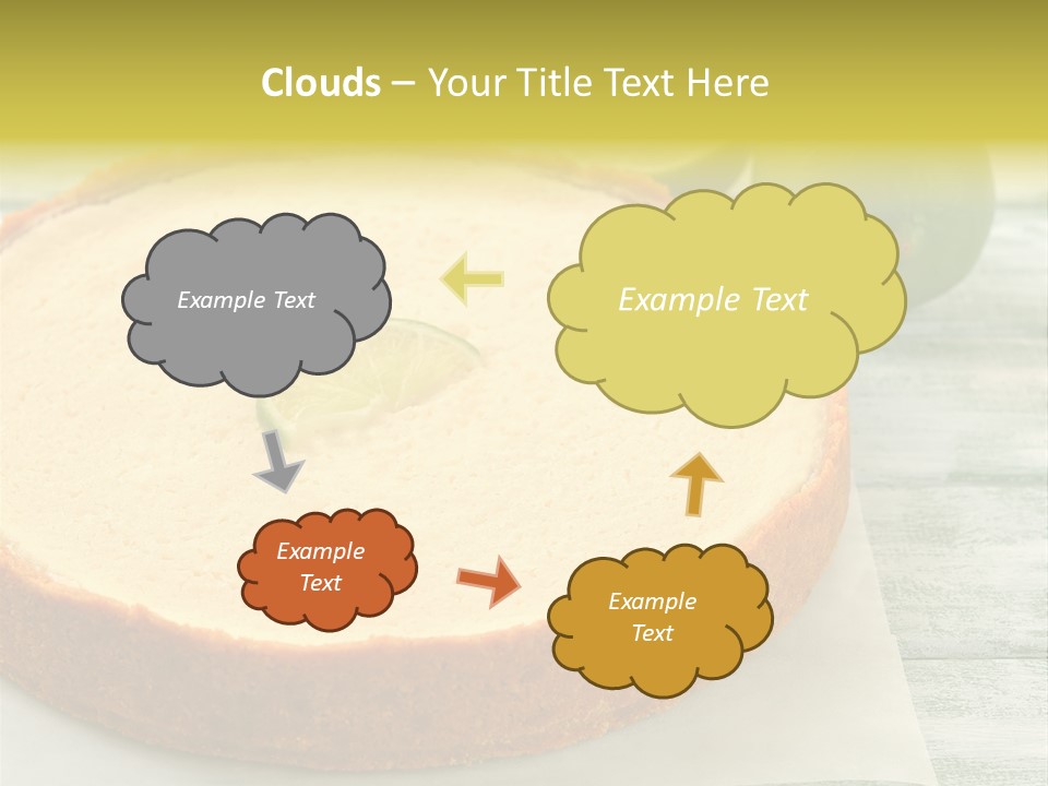 Tart Brown Pie PowerPoint Template