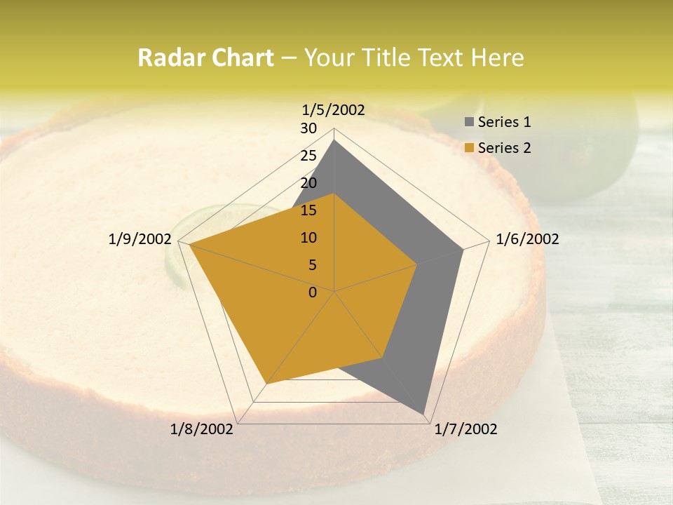 Tart Brown Pie PowerPoint Template