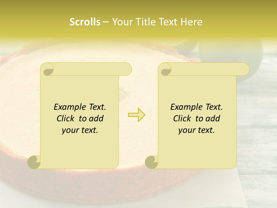 Tart Brown Pie PowerPoint Template
