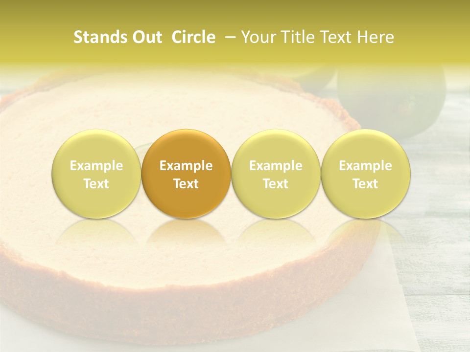 Tart Brown Pie PowerPoint Template