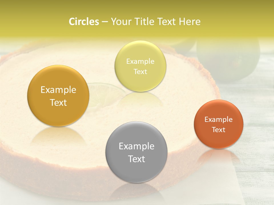 Tart Brown Pie PowerPoint Template