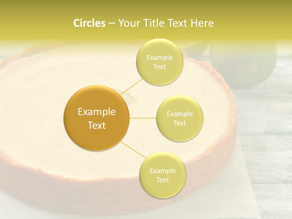 Tart Brown Pie PowerPoint Template