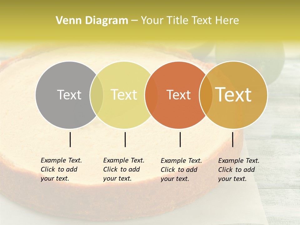 Tart Brown Pie PowerPoint Template
