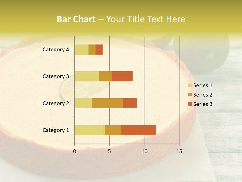 Tart Brown Pie PowerPoint Template