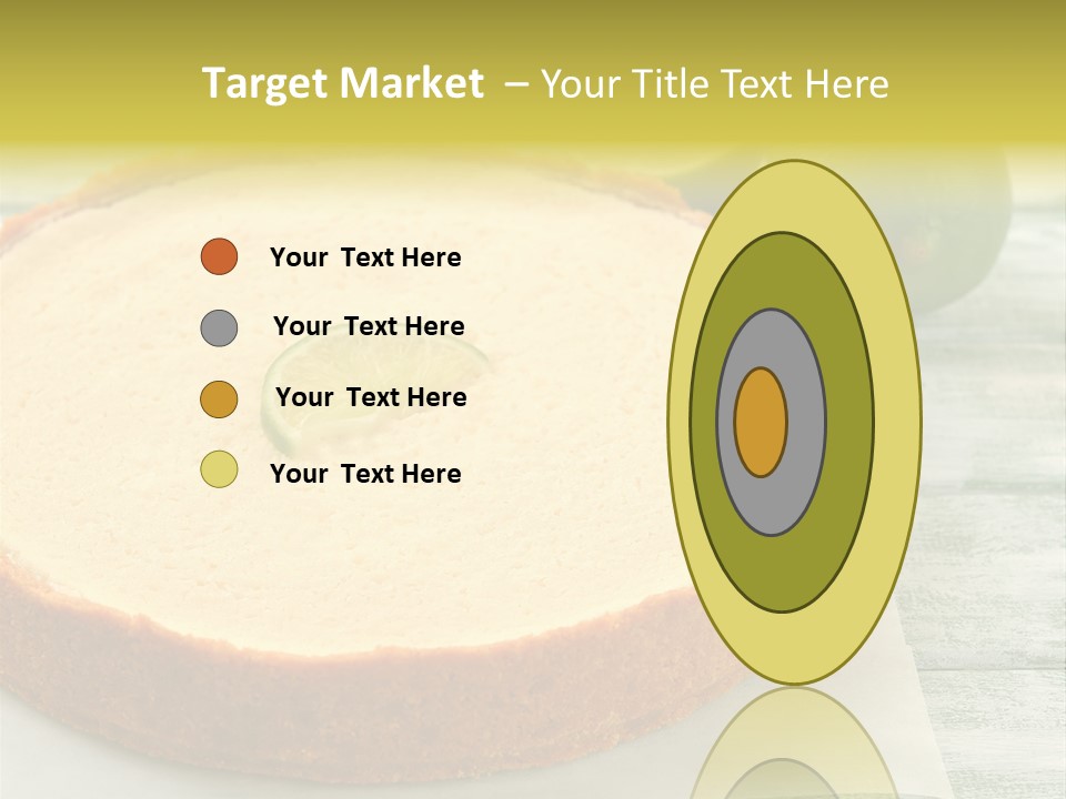 Tart Brown Pie PowerPoint Template
