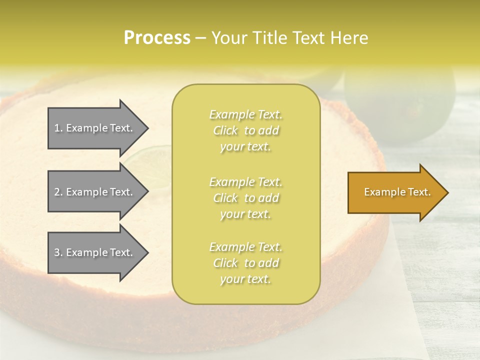 Tart Brown Pie PowerPoint Template