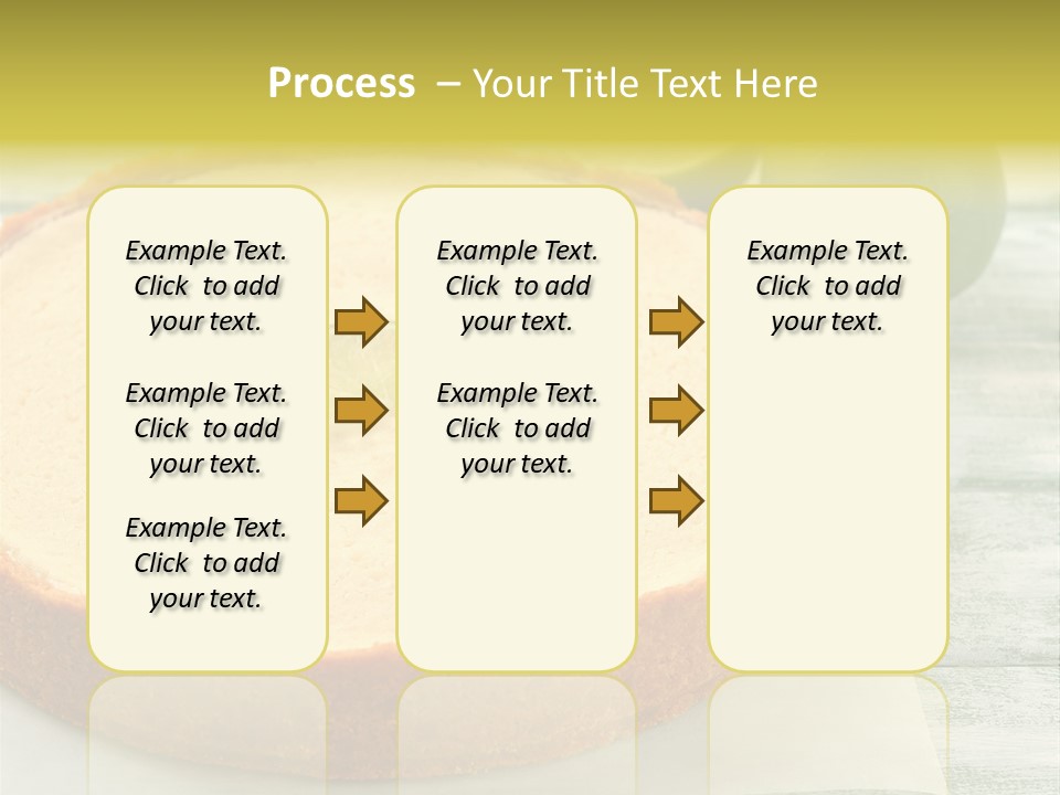 Tart Brown Pie PowerPoint Template