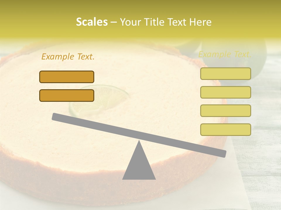 Tart Brown Pie PowerPoint Template