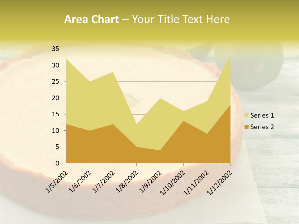 Tart Brown Pie PowerPoint Template