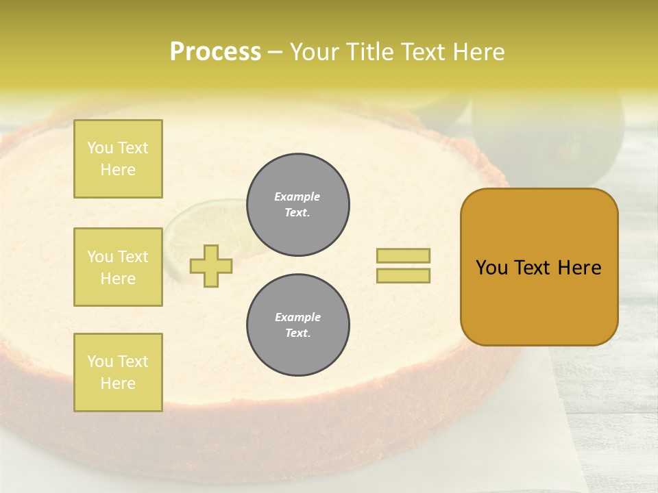Tart Brown Pie PowerPoint Template