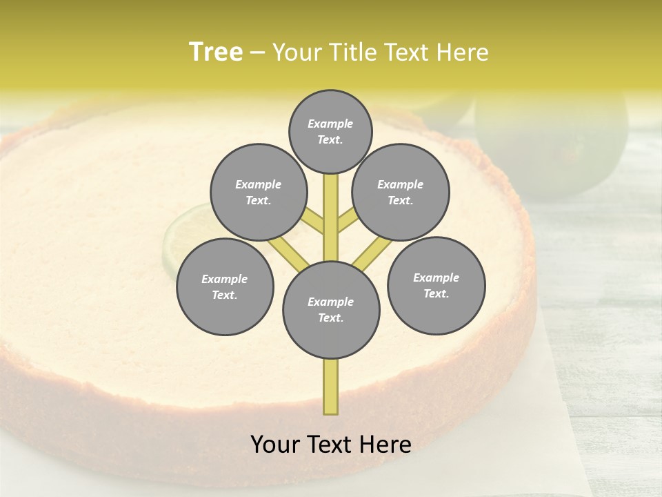 Tart Brown Pie PowerPoint Template
