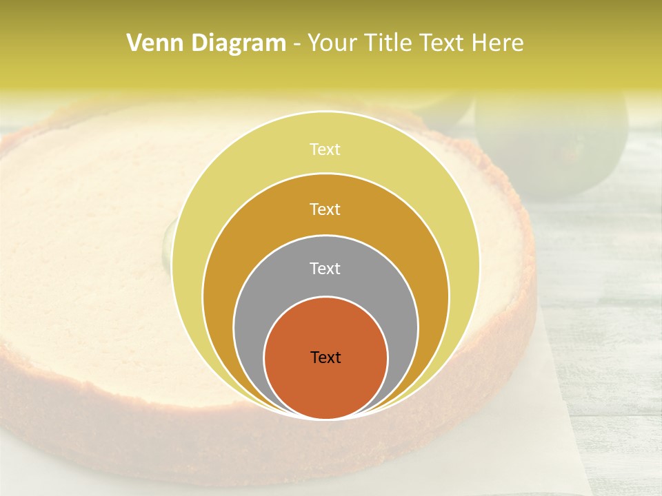 Tart Brown Pie PowerPoint Template