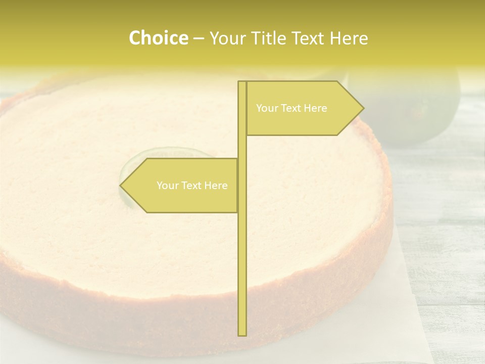 Tart Brown Pie PowerPoint Template