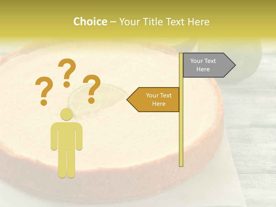 Tart Brown Pie PowerPoint Template