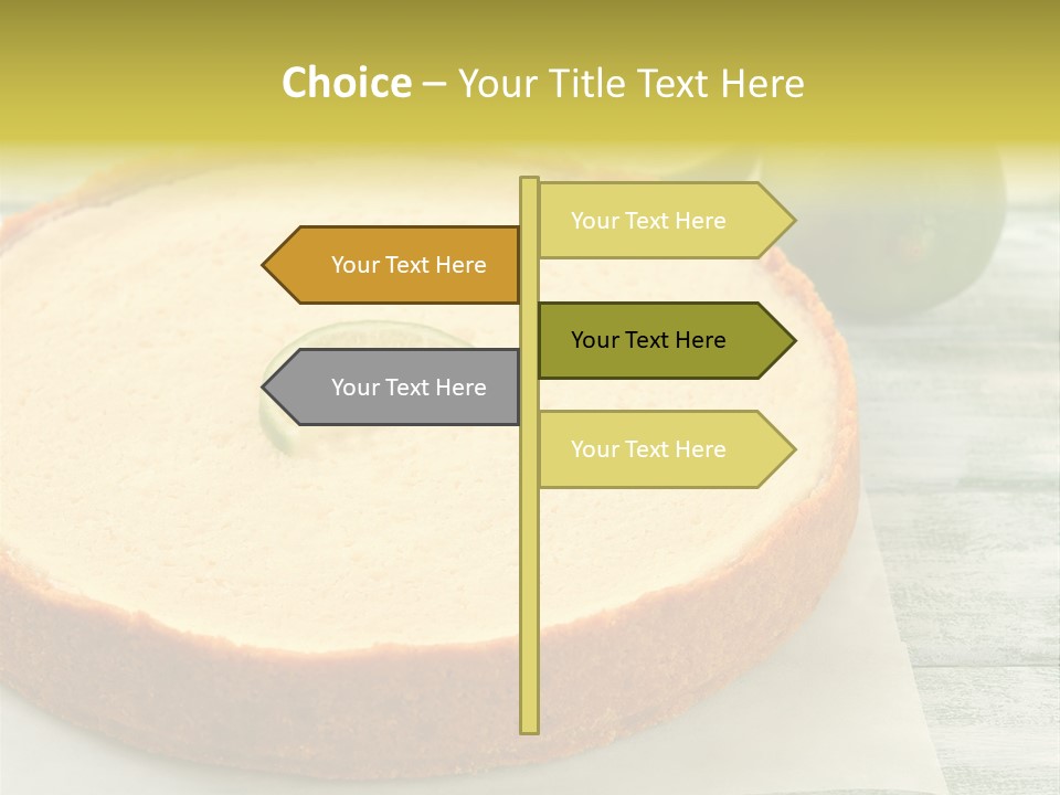 Tart Brown Pie PowerPoint Template
