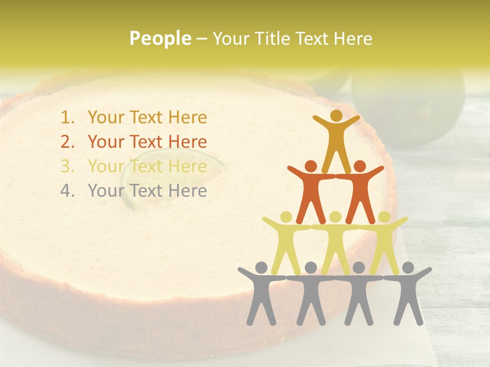 Tart Brown Pie PowerPoint Template