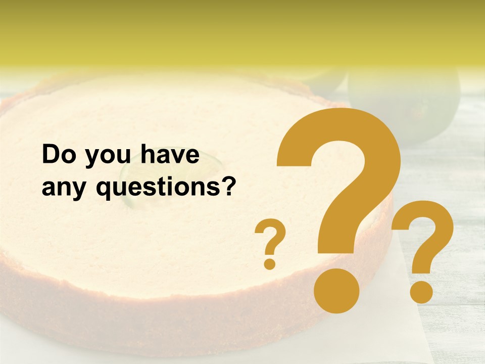 Tart Brown Pie PowerPoint Template