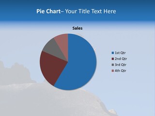 Sky Caucasian Blue PowerPoint Template