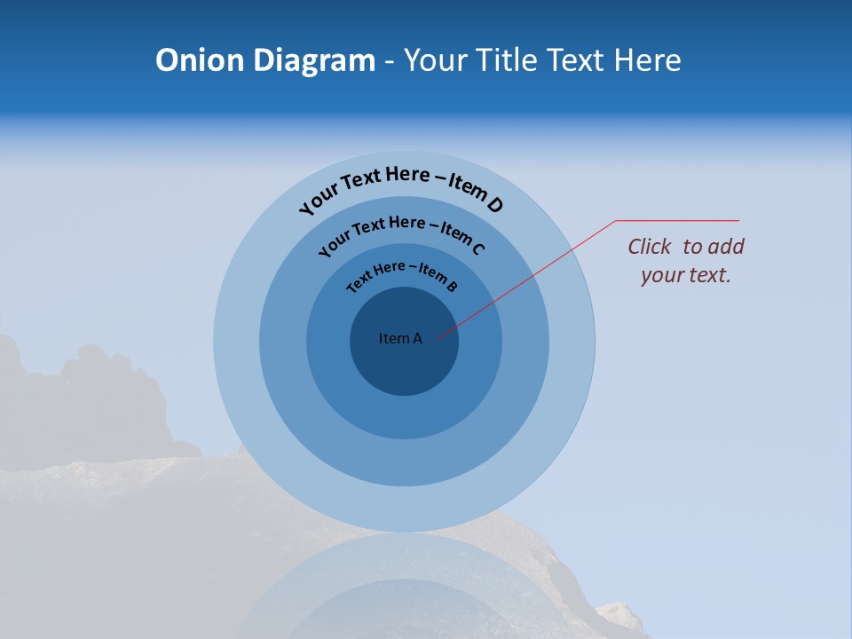 Sky Caucasian Blue PowerPoint Template