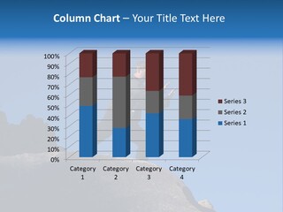 Sky Caucasian Blue PowerPoint Template