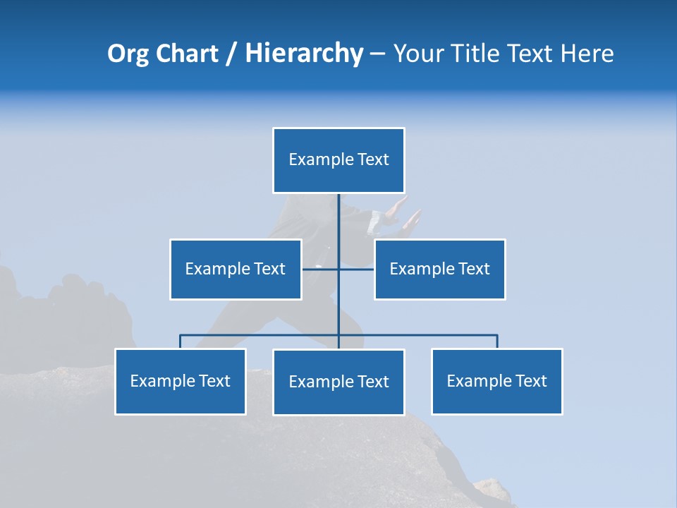 Sky Caucasian Blue PowerPoint Template