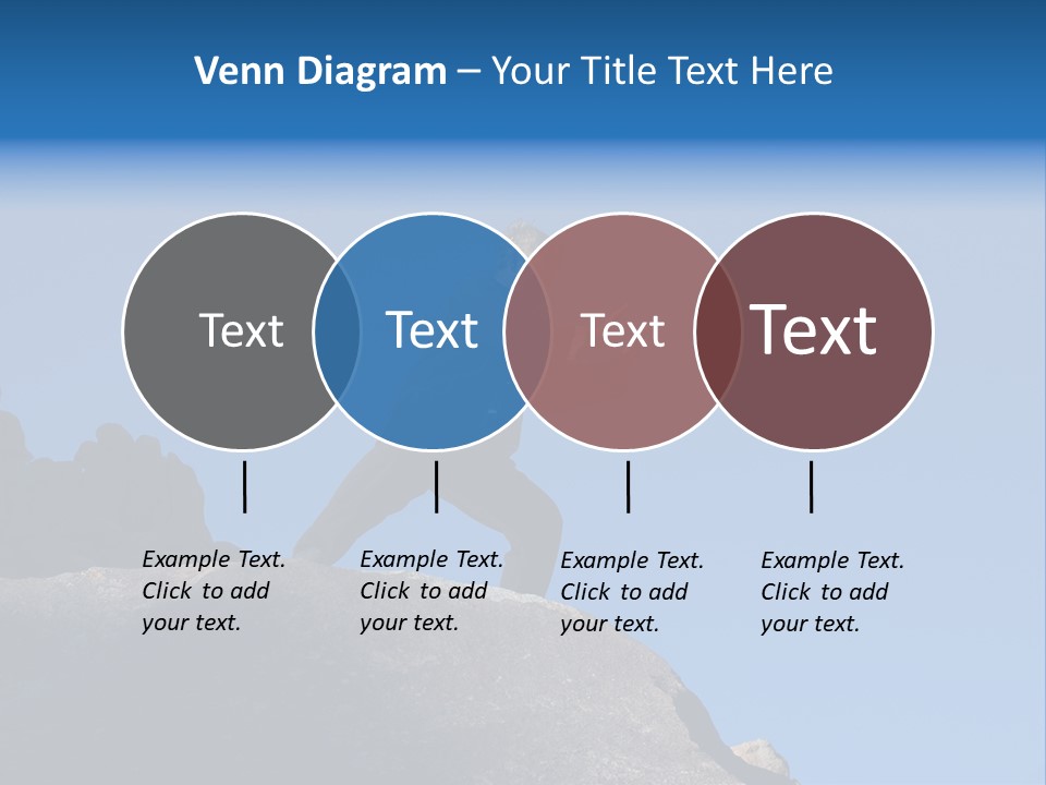 Sky Caucasian Blue PowerPoint Template
