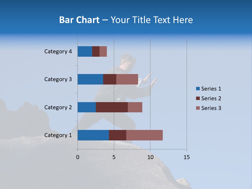 Sky Caucasian Blue PowerPoint Template